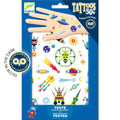 50 Tatuagens | Brilham no  Escuro | Odisseia no Espaço