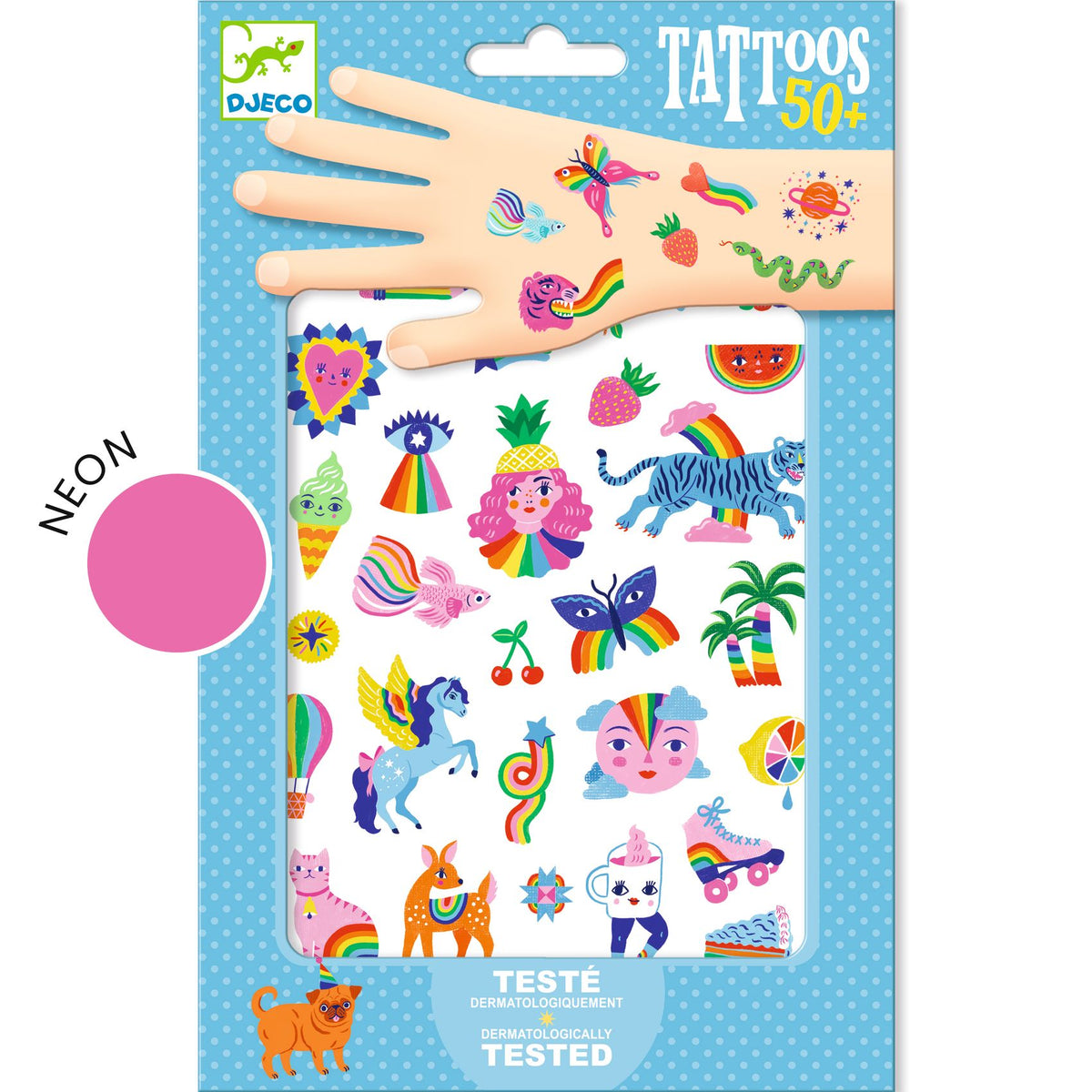 50 Tatuagens | Neon | Arco-íris