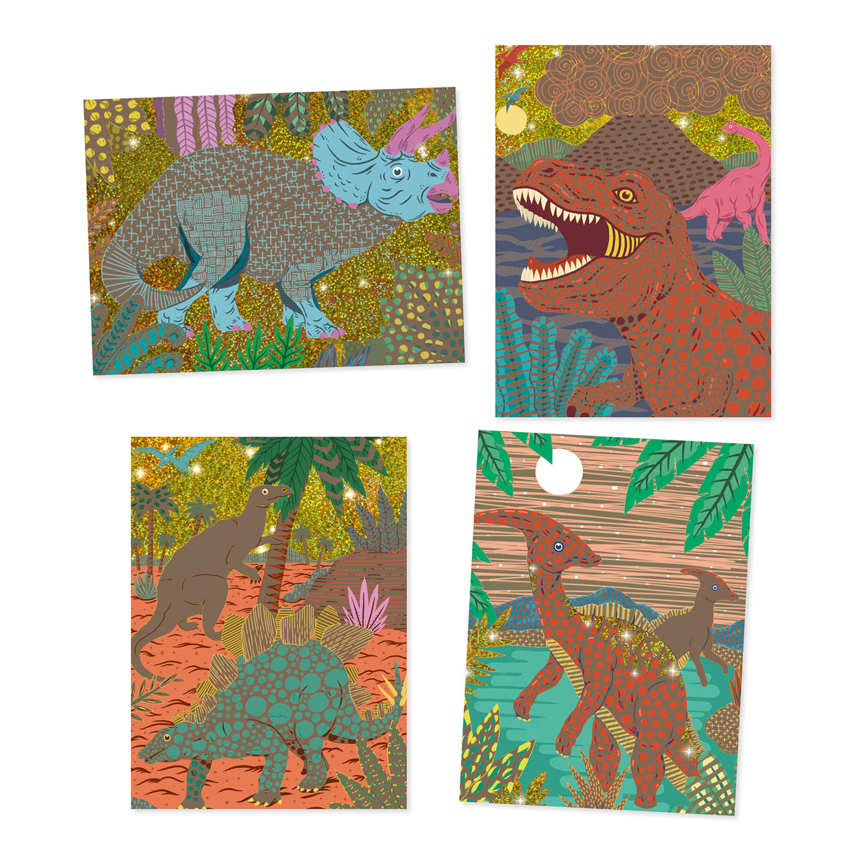 Cartoes Metálicos | Dinossauros