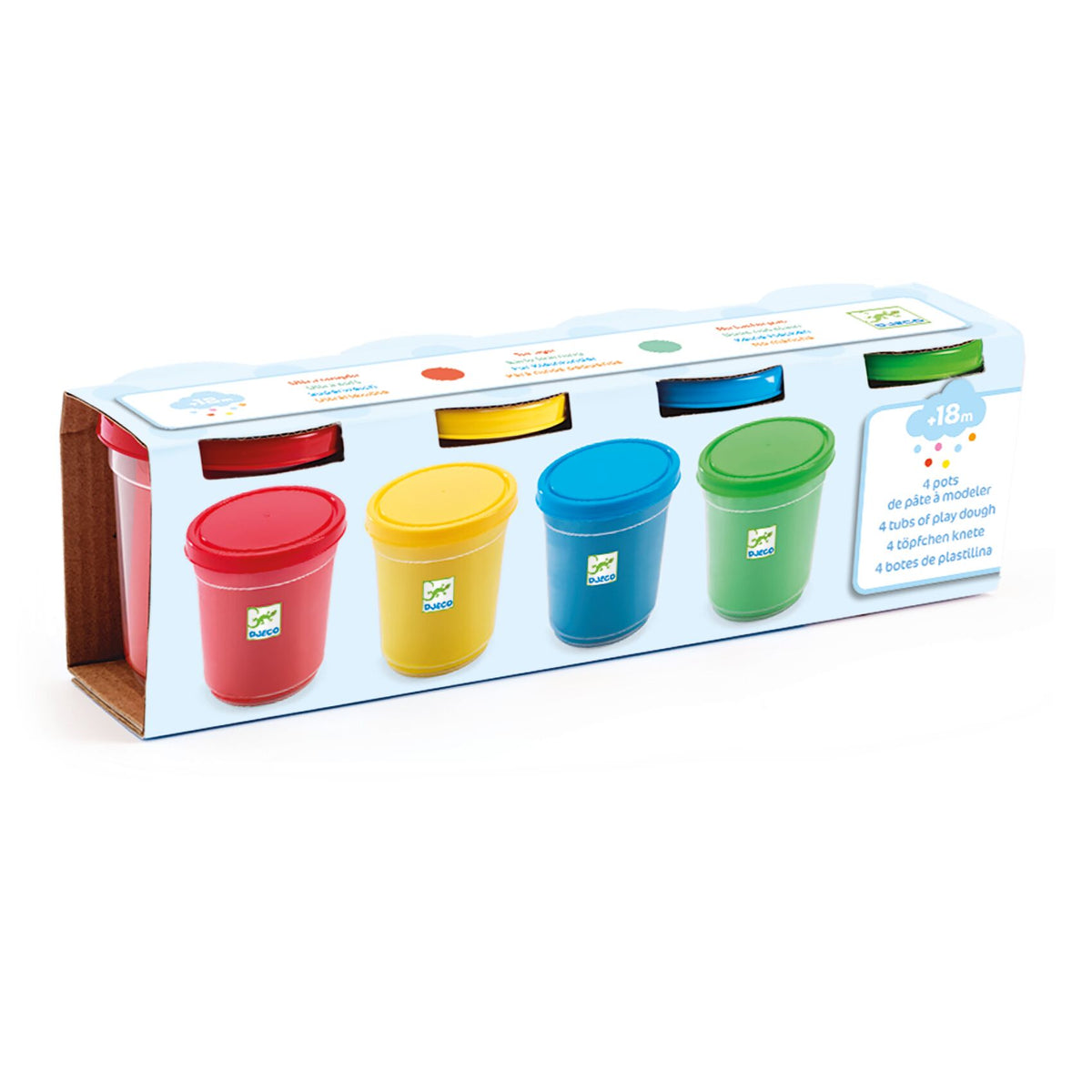 4 Potes de Plasticina