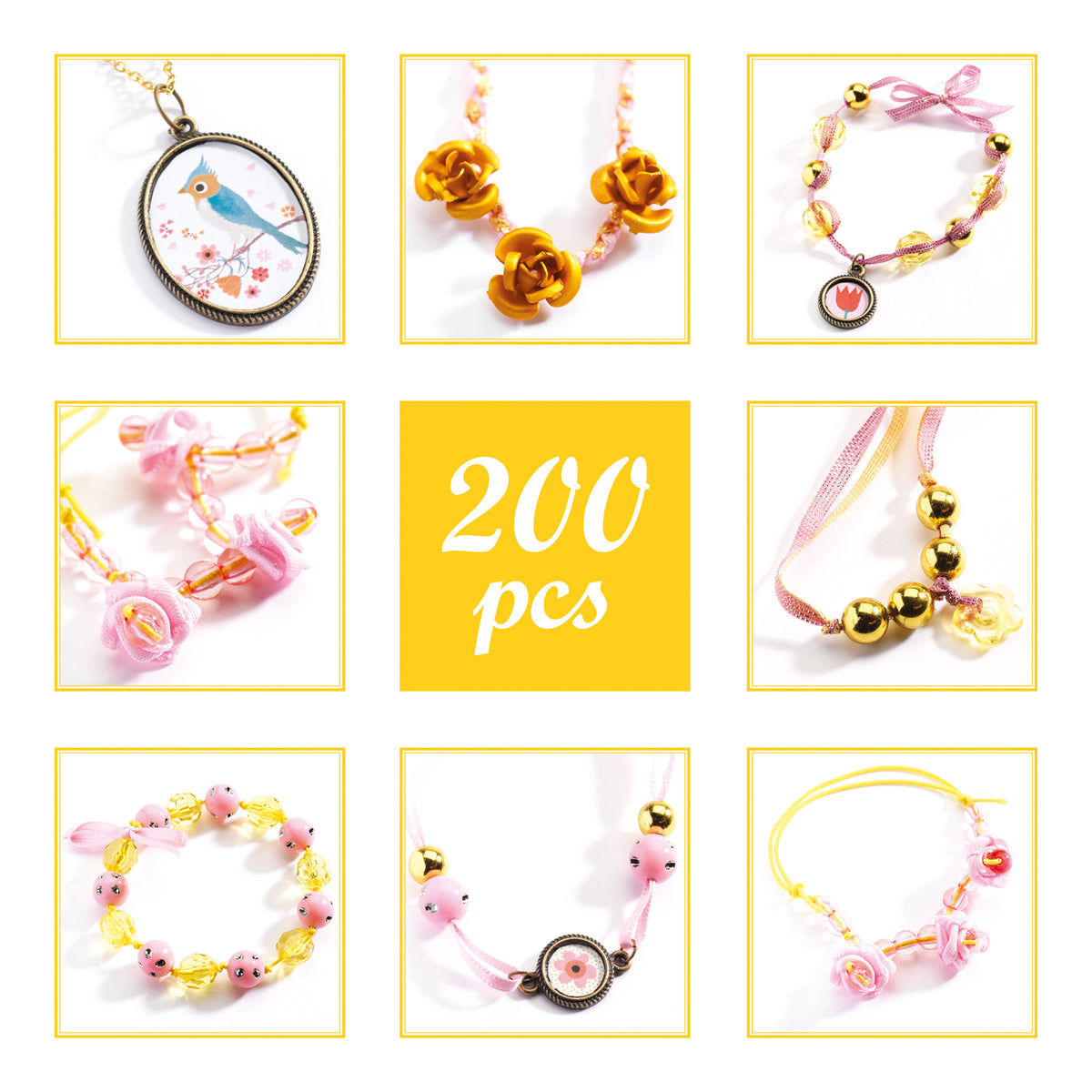 Constrói Pulseiras | Missangas e Flores