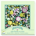 Contas de Madeira | Folhas e Flores