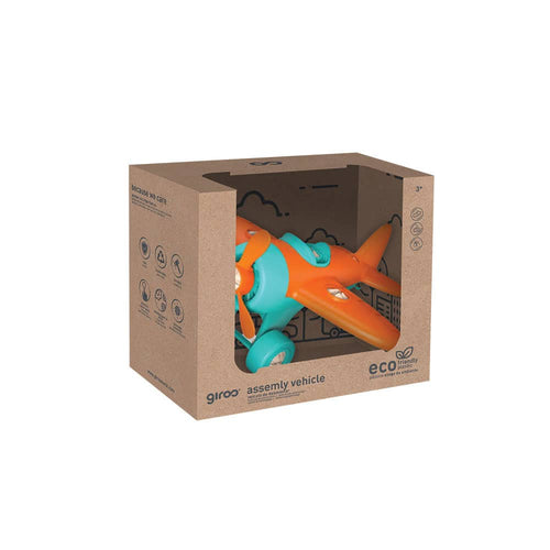 Avião Eco | Verde e Laranja | Chave de Parafusos