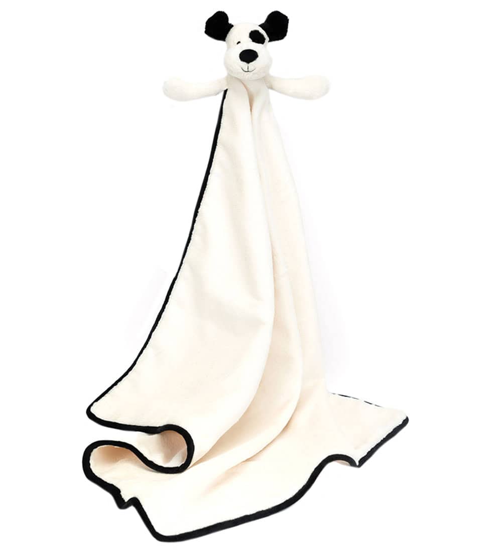 Bashful | Black & Cream | Puppy Blankie