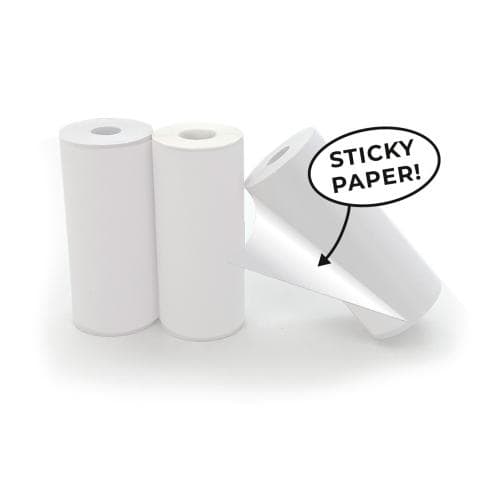 Pack de 3 | Recarga de Papel Fotográfico | Adesivo