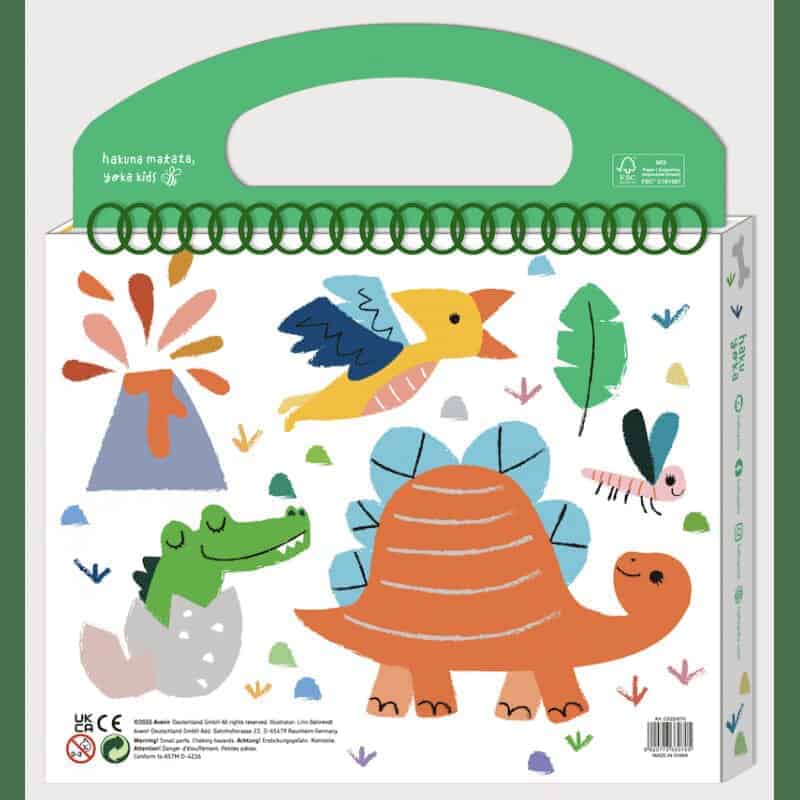 O Meu Primeiro Kit de Colorir | Dinossauros