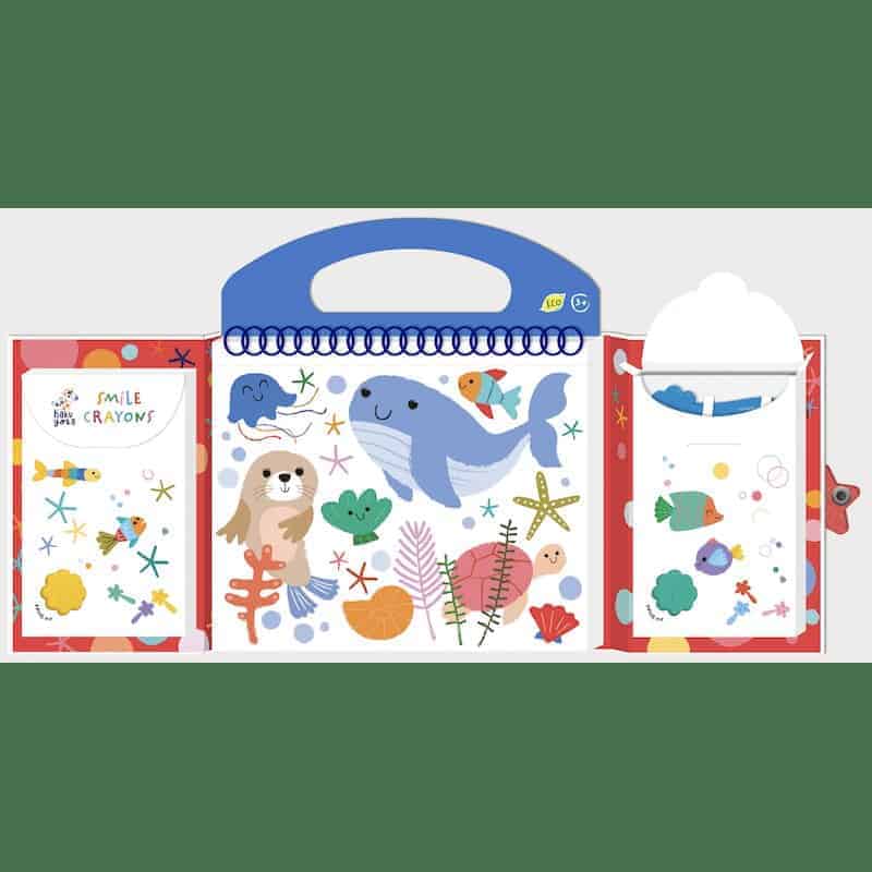 O Meu Primeiro Kit de Colorir | Animais Marinhos