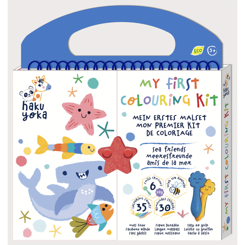 O Meu Primeiro Kit de Colorir | Animais Marinhos