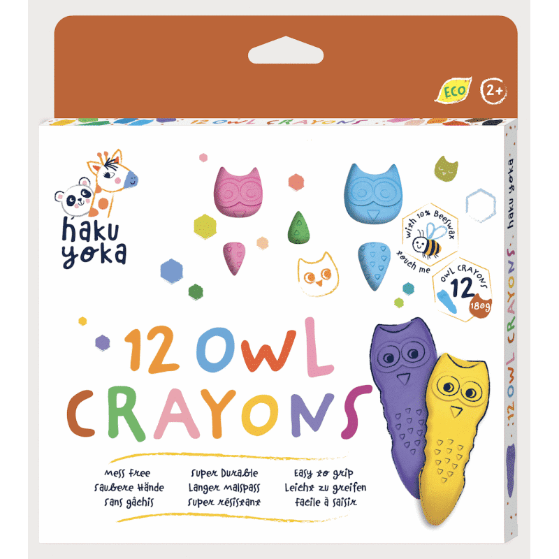 Owl Crayons | 12 Cores