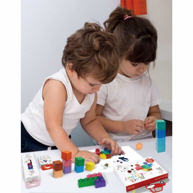 Block Crayons | Triceratops