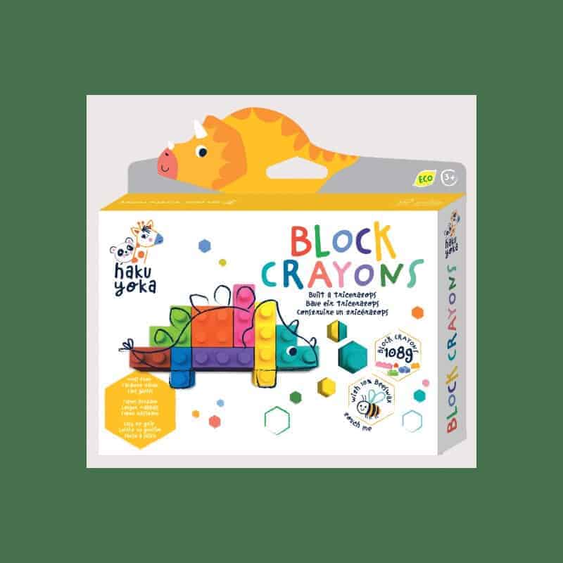 Block Crayons | Triceratops