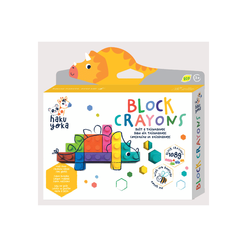 Block Crayons | Triceratops
