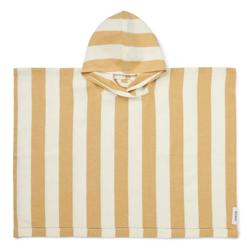 Poncho | Roomie | White / Yellow mellow