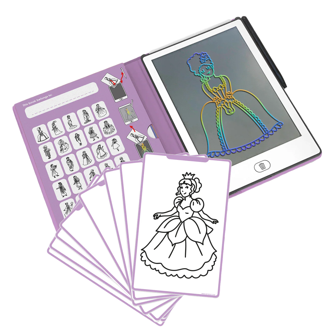Bloco de Desenho | Ilustrações Princesas