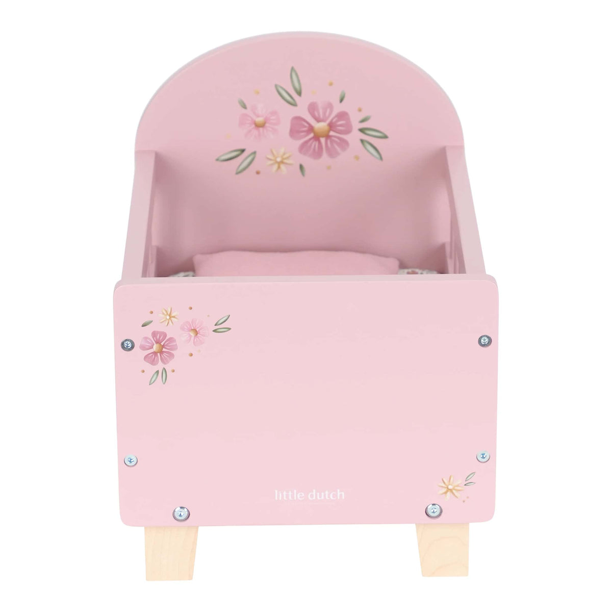 Cama de Bonecas com Têxteis