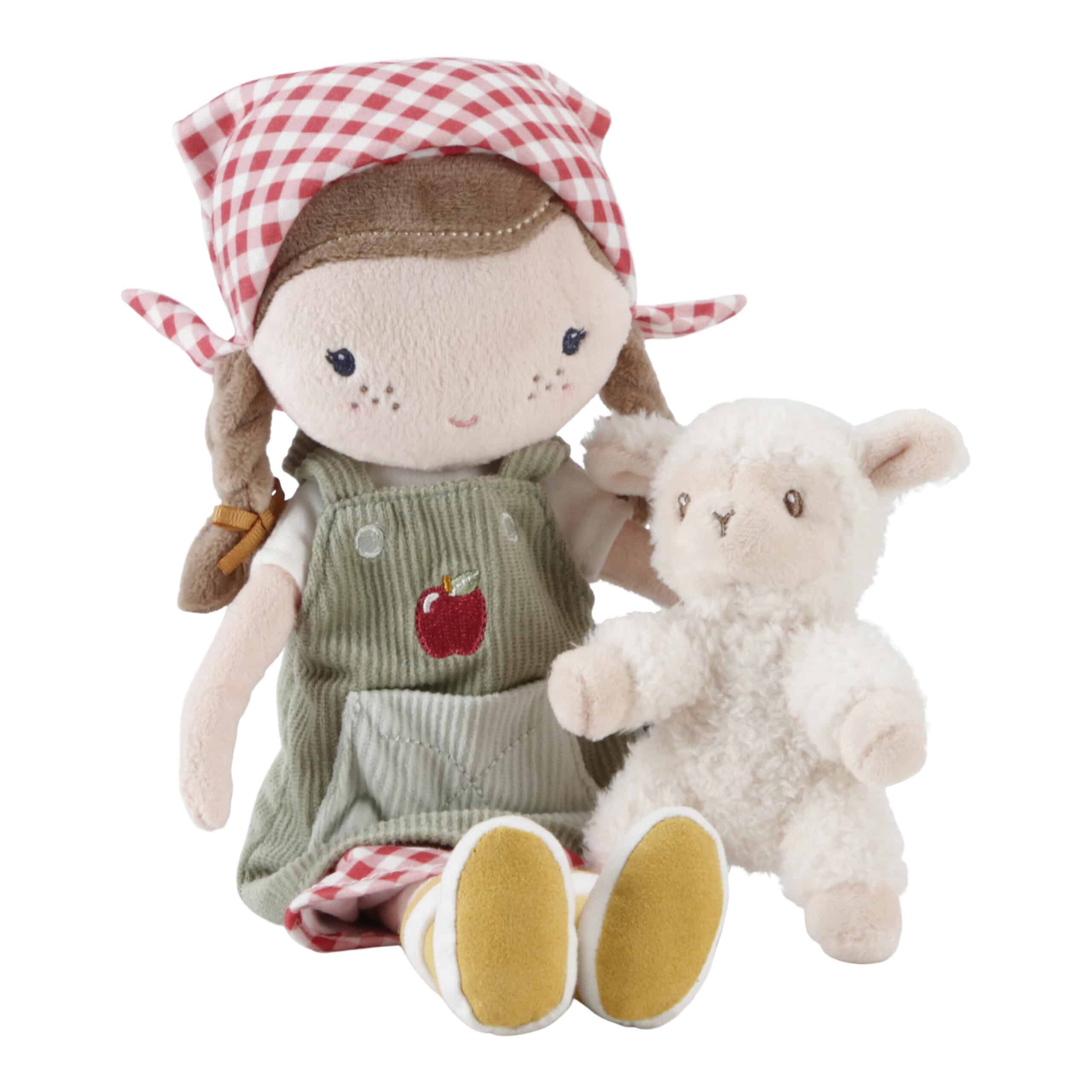 Rosa Doll | Agricultora com Ovelha | 35 cm