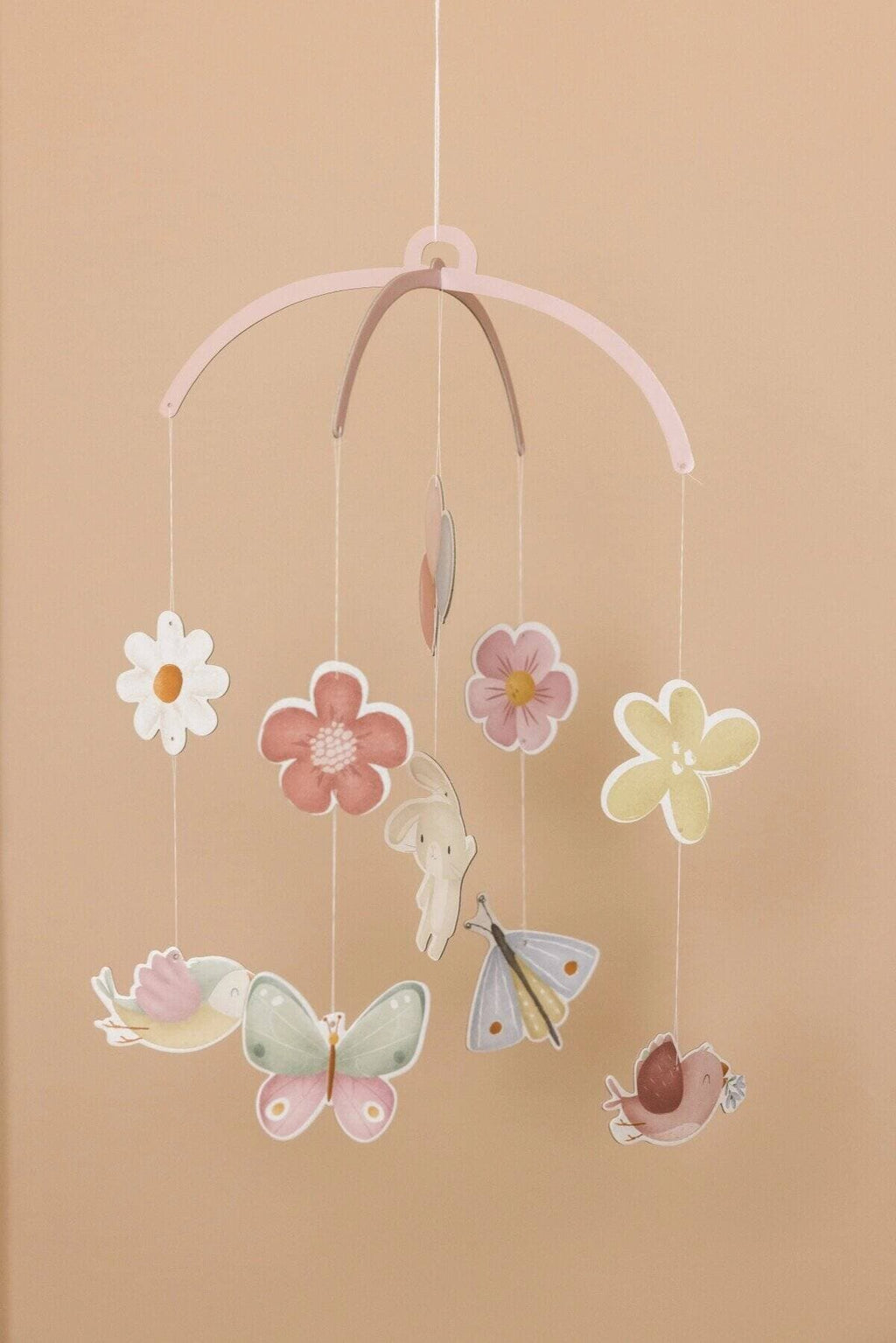 Cardboard Mobile | Flowers Butterflies