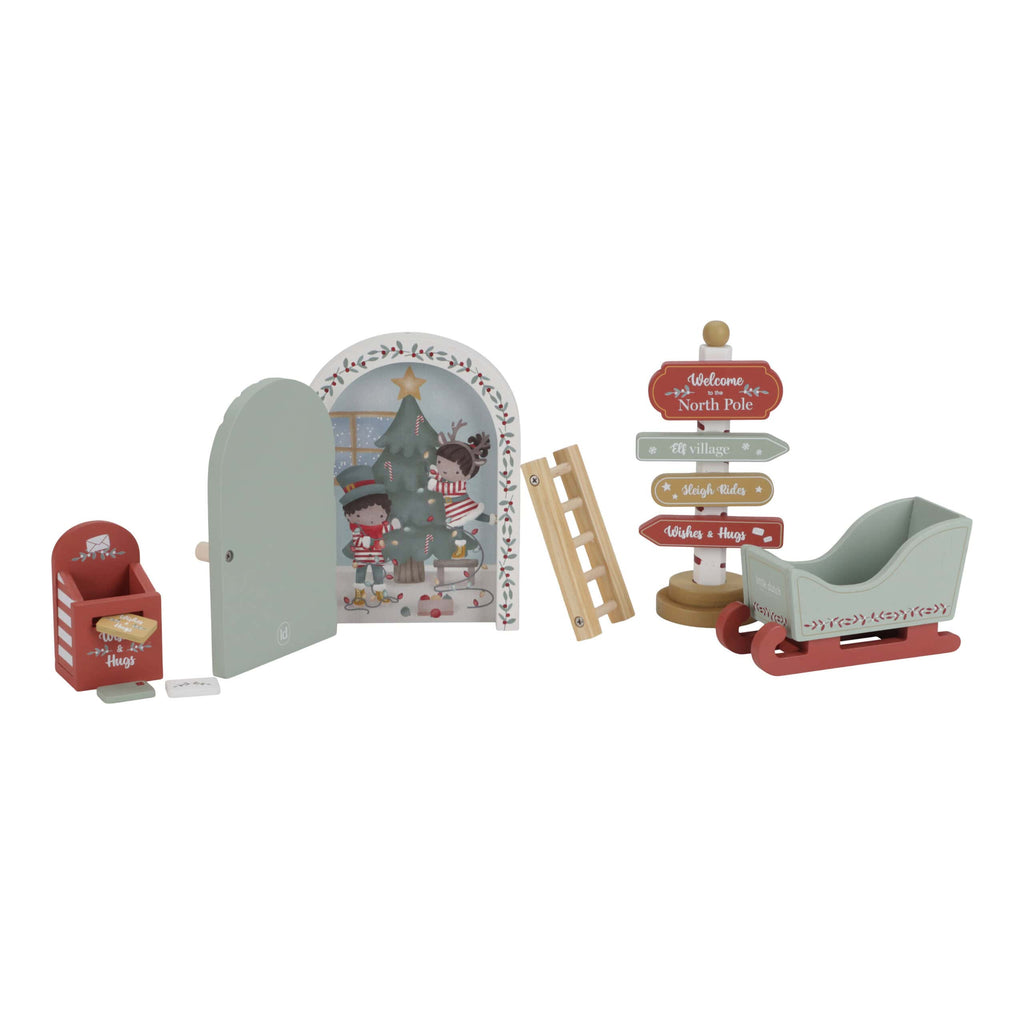 Porta de Natal com Acessórios