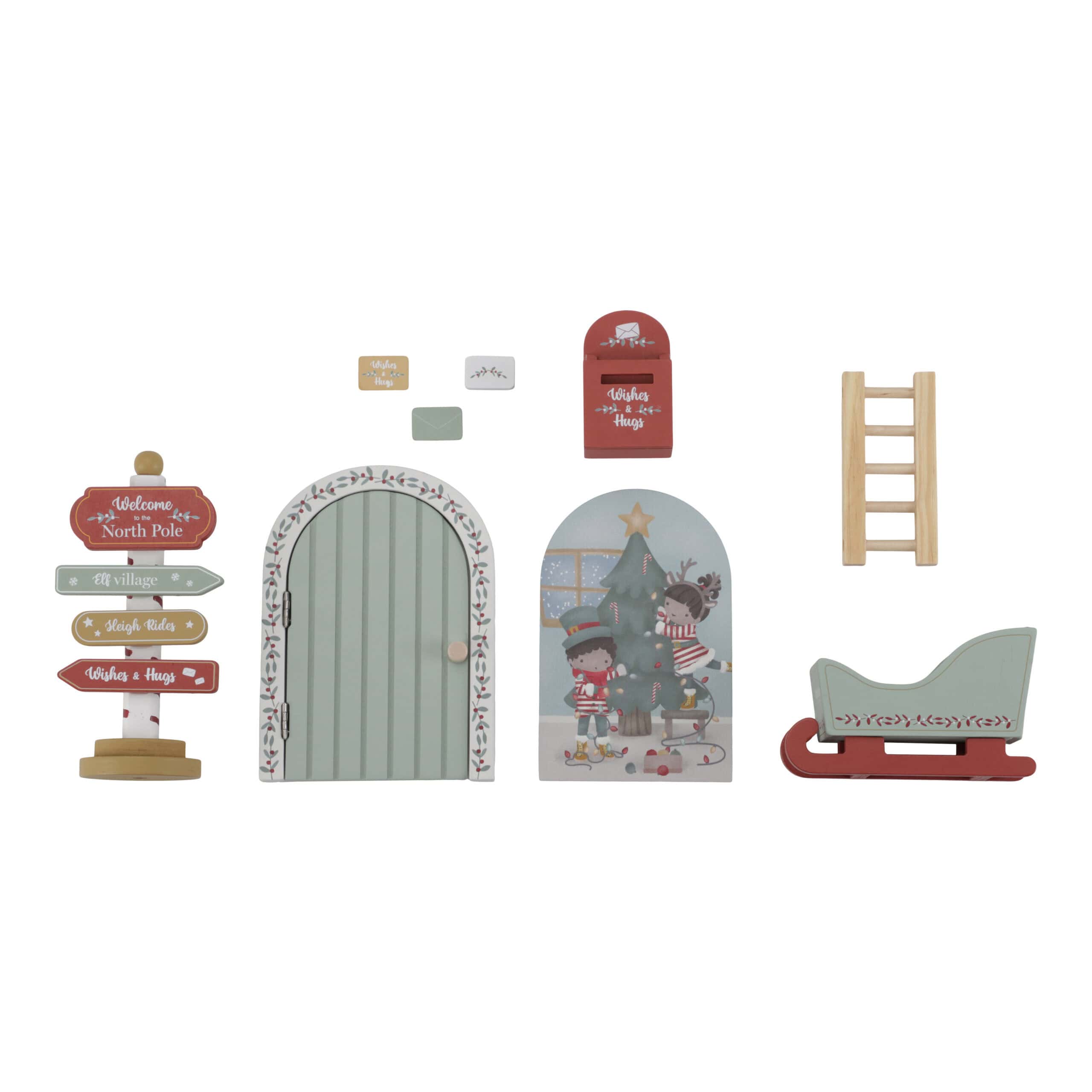Porta de Natal com Acessórios