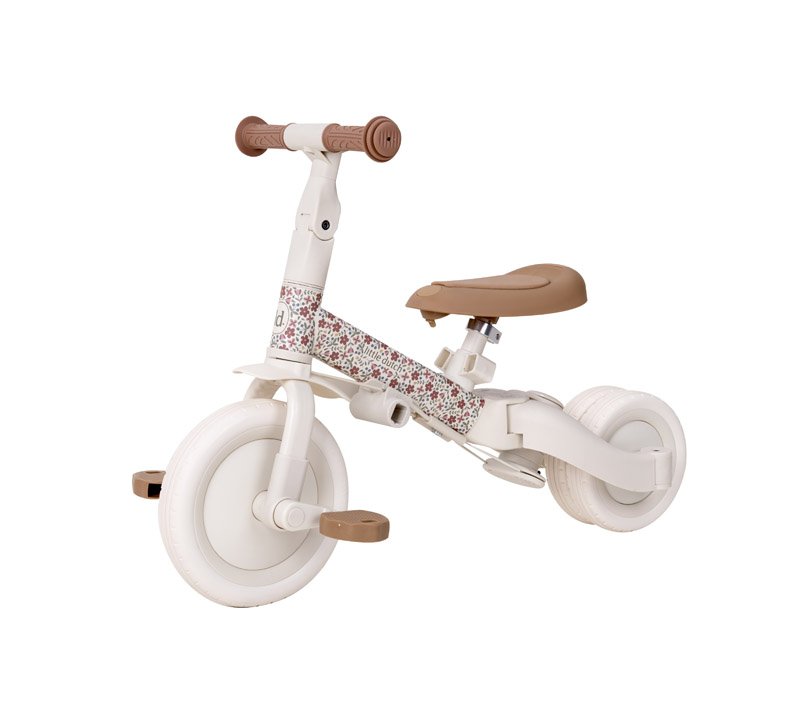 Triciclo Sunny Flower | 4 em 1 | Off White - Little Dutch