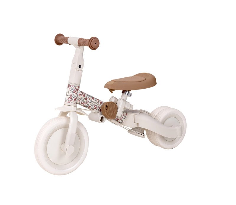 Triciclo Sunny Flower | 4 em 1 | Off White - Little Dutch