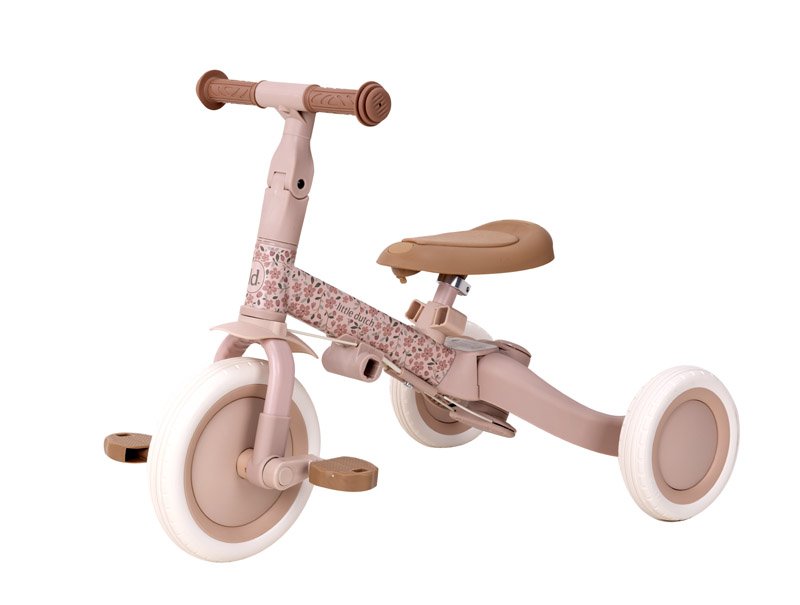 Triciclo Fairy Floral | 4 em 1 | Pink - Little Dutch