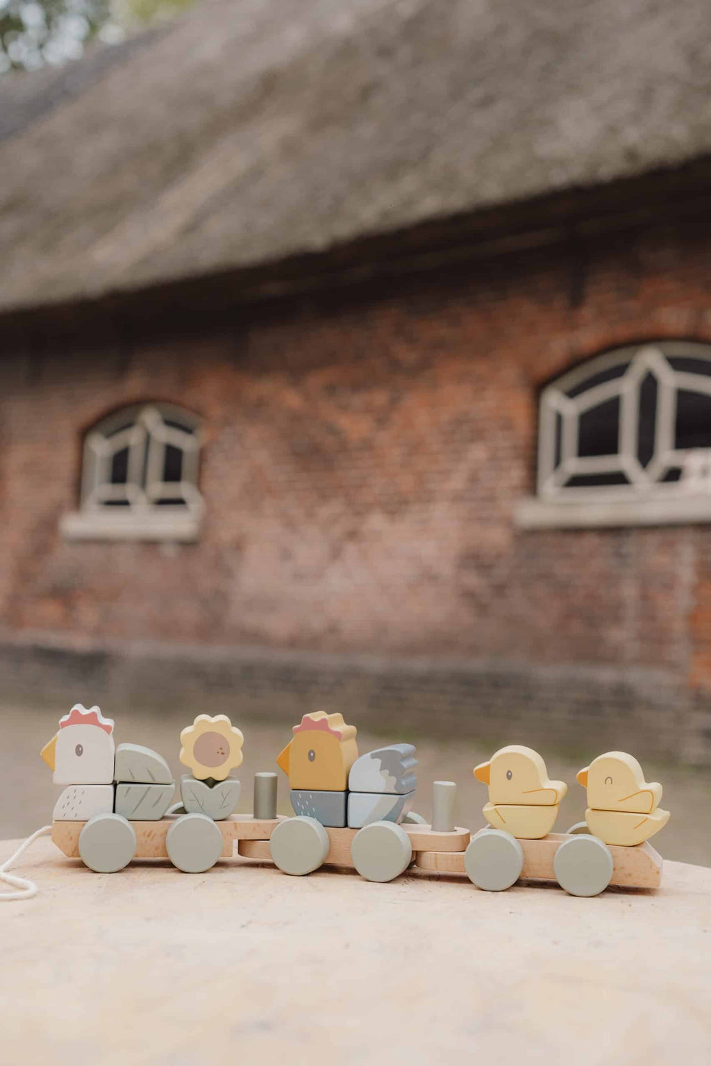 Comboio de Empilhar | Galinha | Little Farm