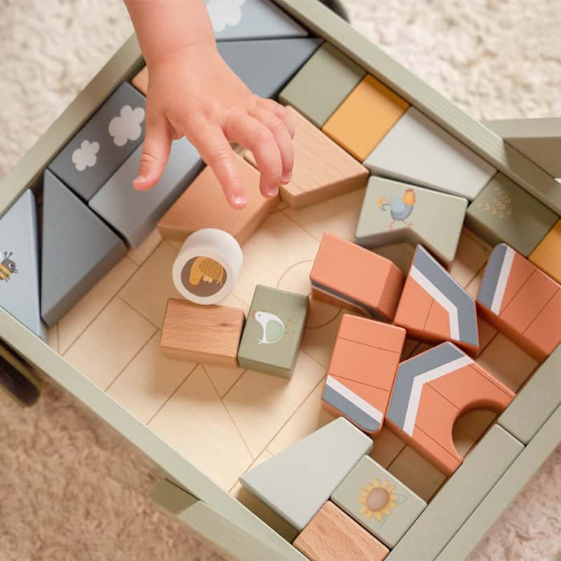 Trolley de Blocos | Little Farm