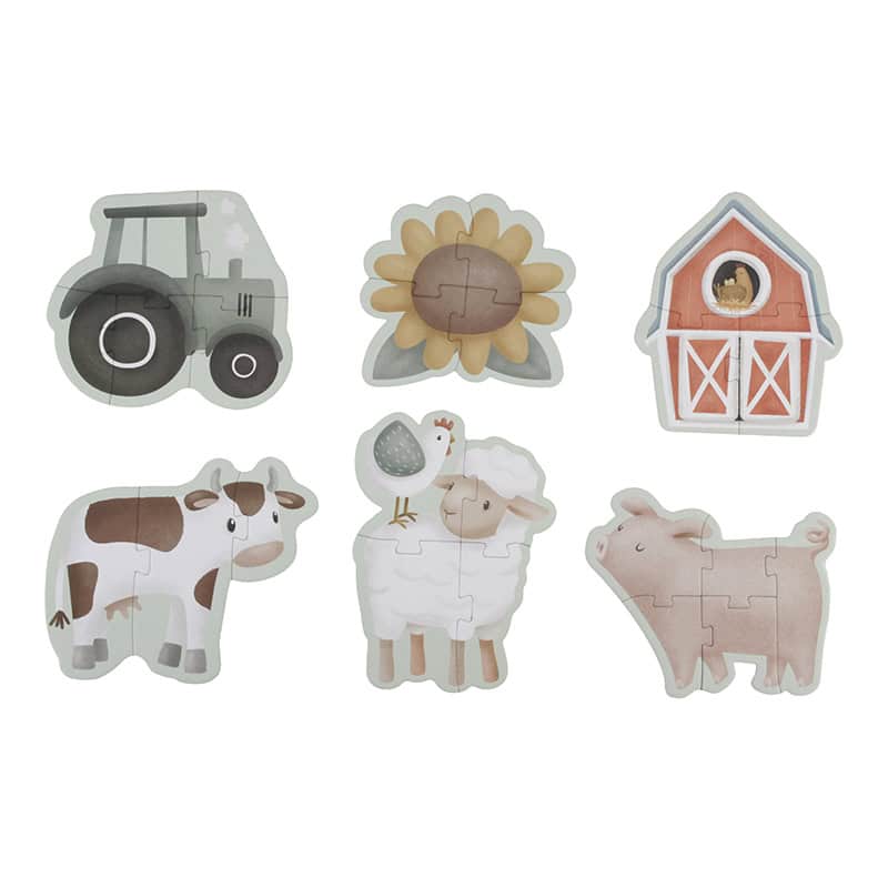 6 em 1 Puzzles | Little Farm