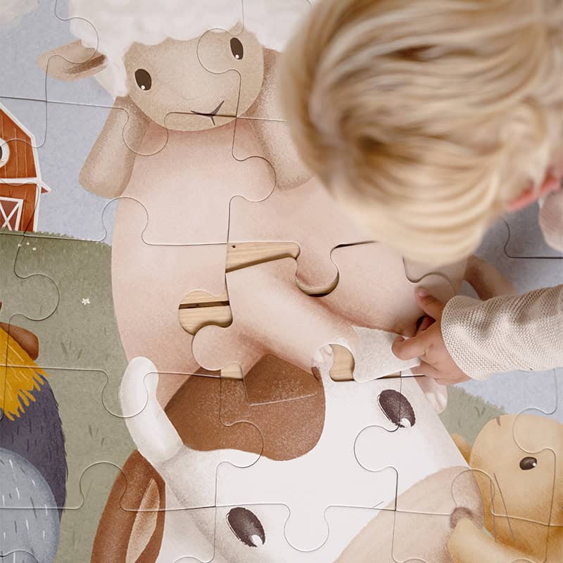 Puzzle de Chão XL | Little Farm