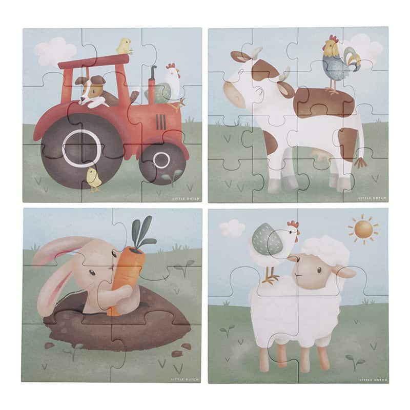 4 em 1 Puzzles | Little Farm