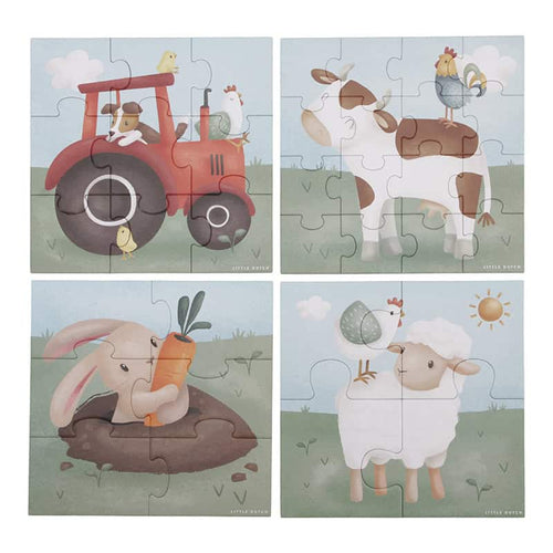 4 em 1 Puzzles | Little Farm