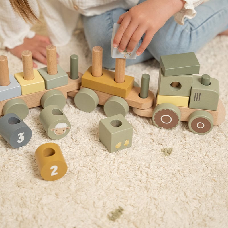 Comboio de Empilhar | Tractor | Little Farm