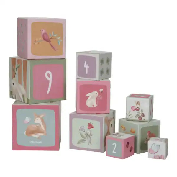 Cubos de Empilhar | Encaixe em Cartão | Fairy Garden