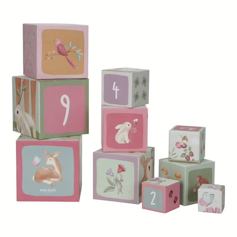 Cubos de Empilhar | Encaixe em Cartão | Fairy Garden