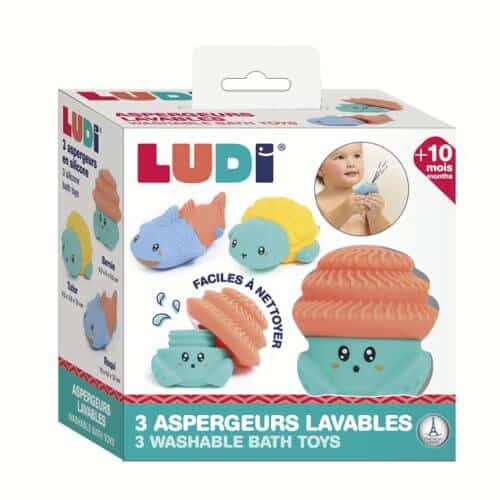 3 Animais de Plastico para Banho | Amigos marinhos