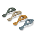 Pack 4 Silicone Spoon | Liva | Safari | Blue mix