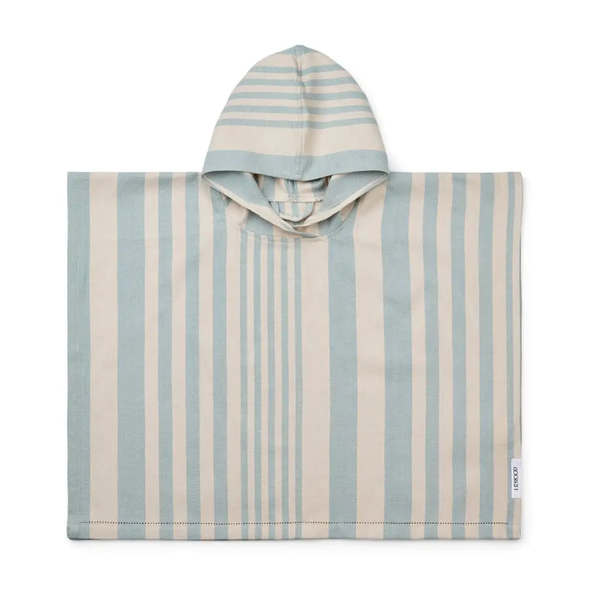 Poncho de praia Roomie Liewood Sea Blue Creme