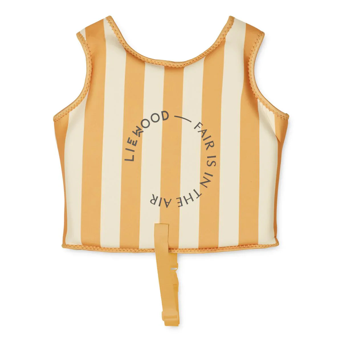 Colete Flutuador de Aprendizagem | Stripe Creme de la creme Yellow mellow