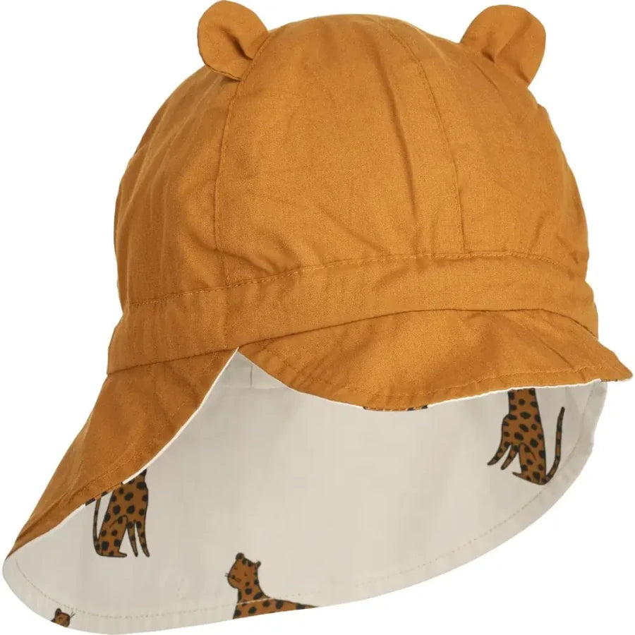 Chapéu de sol reversível Gorm Liewood Leopard Sandy