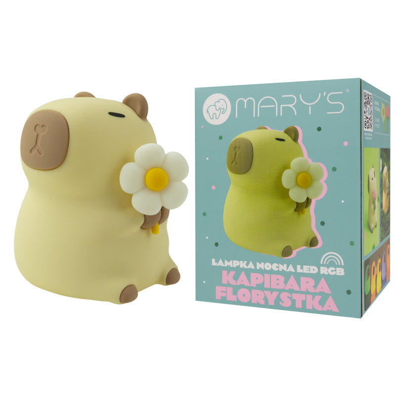 Luz de Presença | Led | Capivara com Flores