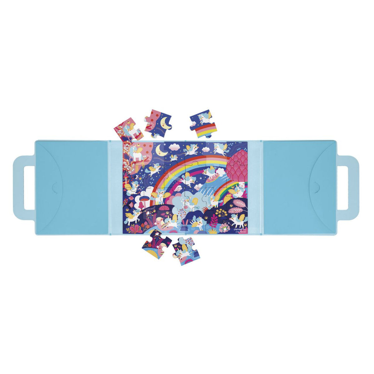 Magneti'Puzzles | Unicórnios | 24 Pecas - Janod