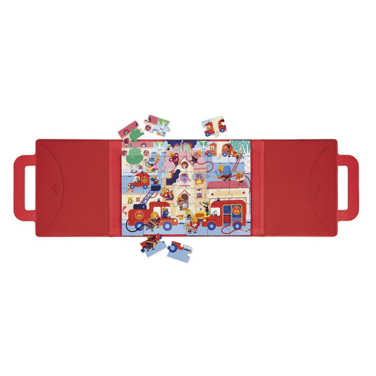 Magneti'Puzzles Bombeiros 36 peças Janod
