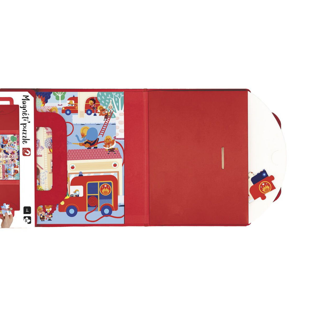 Magneti'Puzzles Bombeiros 36 peças Janod