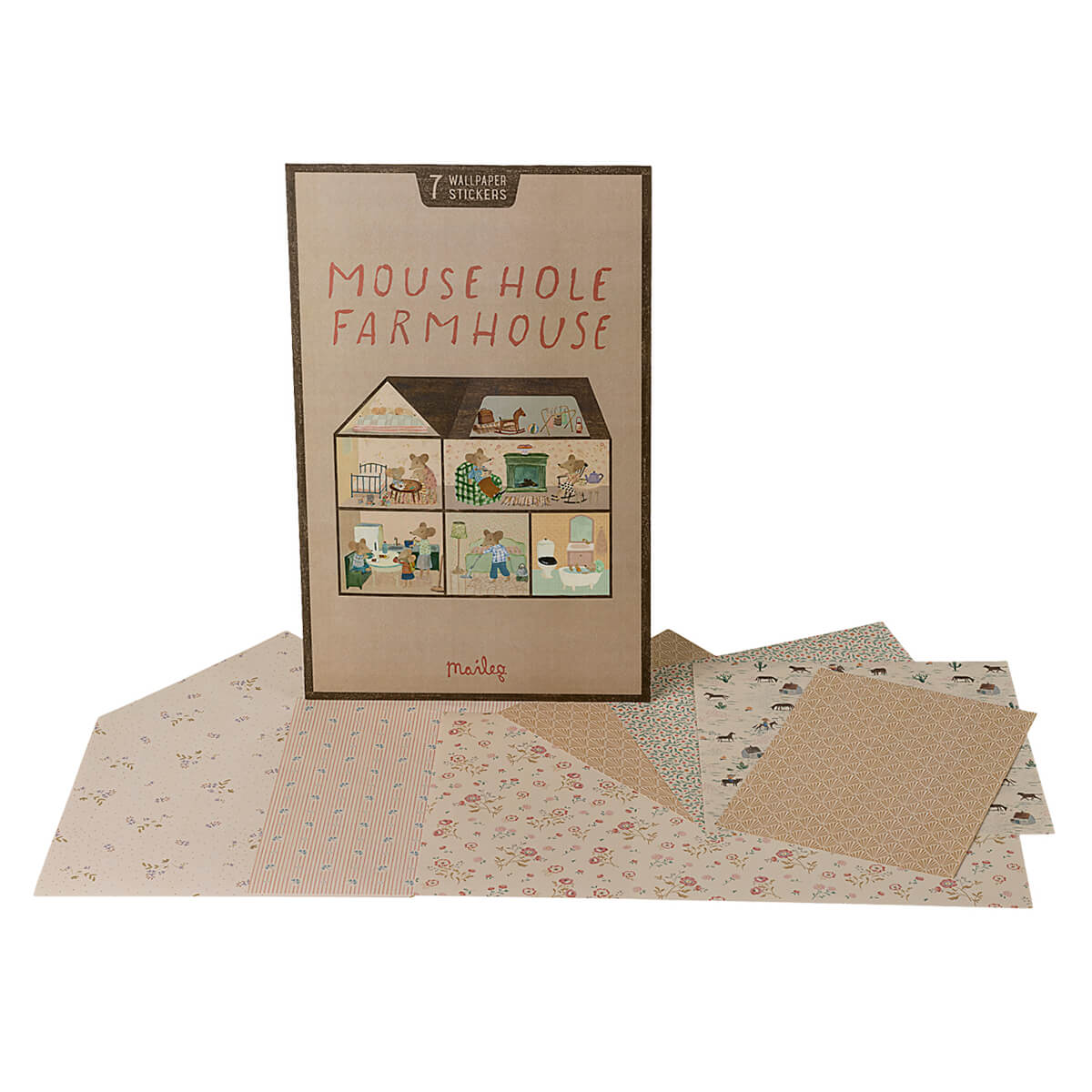 Papel de Parede | Maileg | Mouse hole Farmhouse