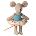 Beach mouse with float | Maileg | Little sister | Red dots