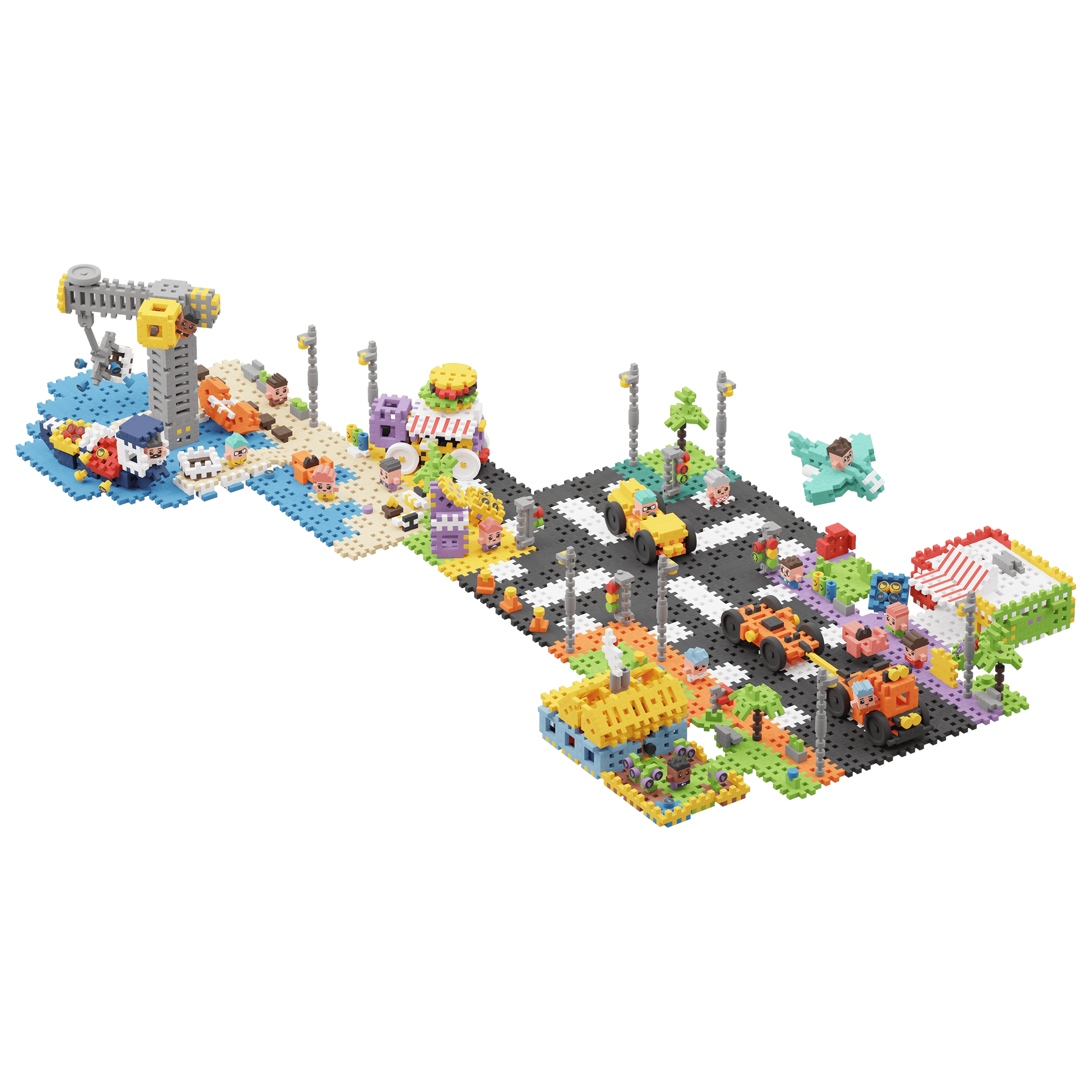 Mini WAFFLE City | Relote Bar | 148 pcs