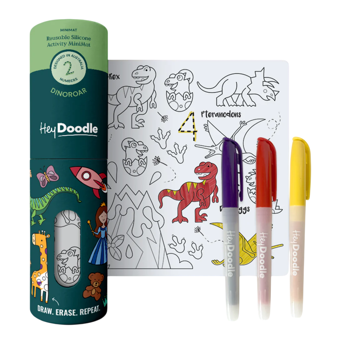 Mini Tapete de Silicone | Reutilizável | Dino-roar