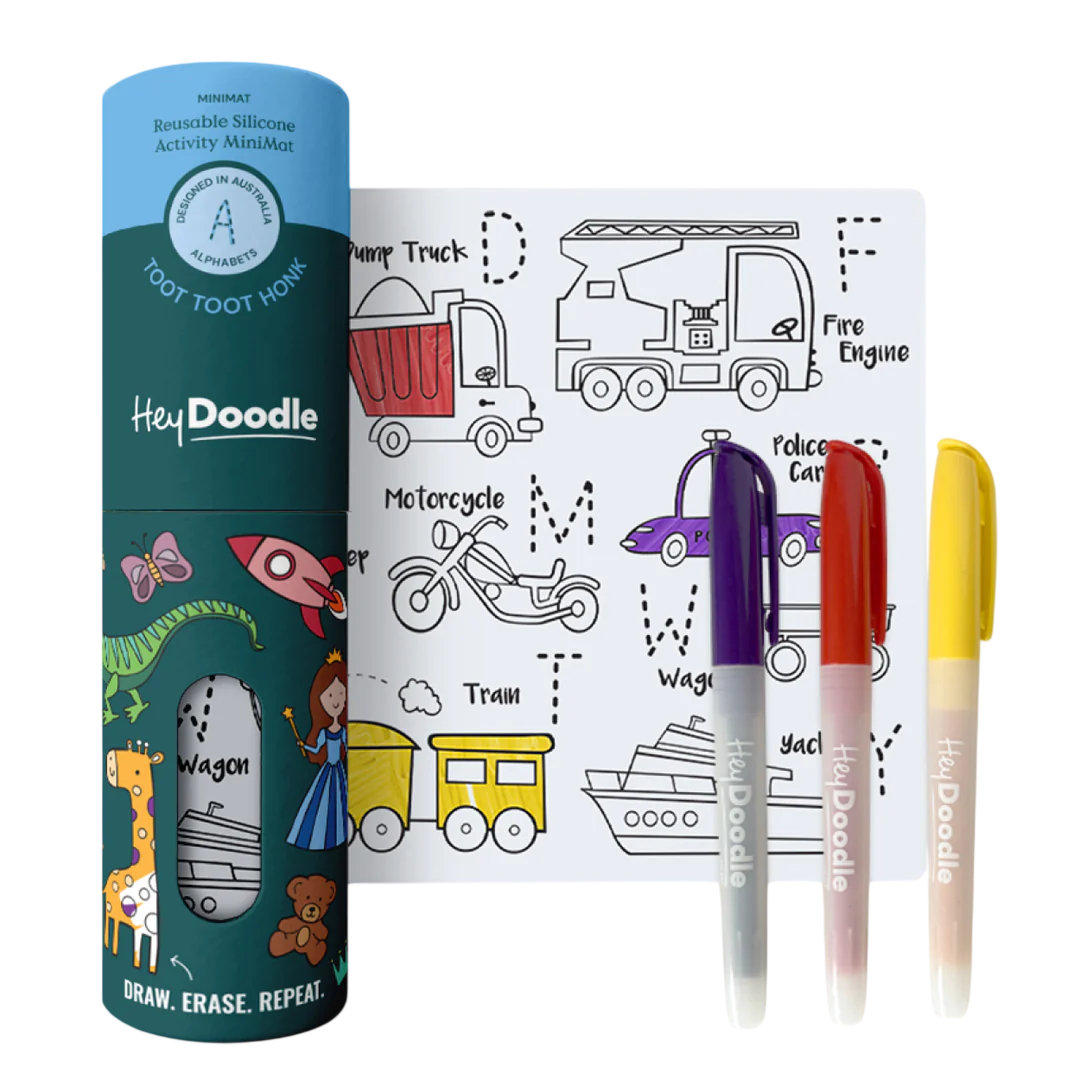 Mini Tapete de Silicone | Reutilizável | Toot Toot Honk