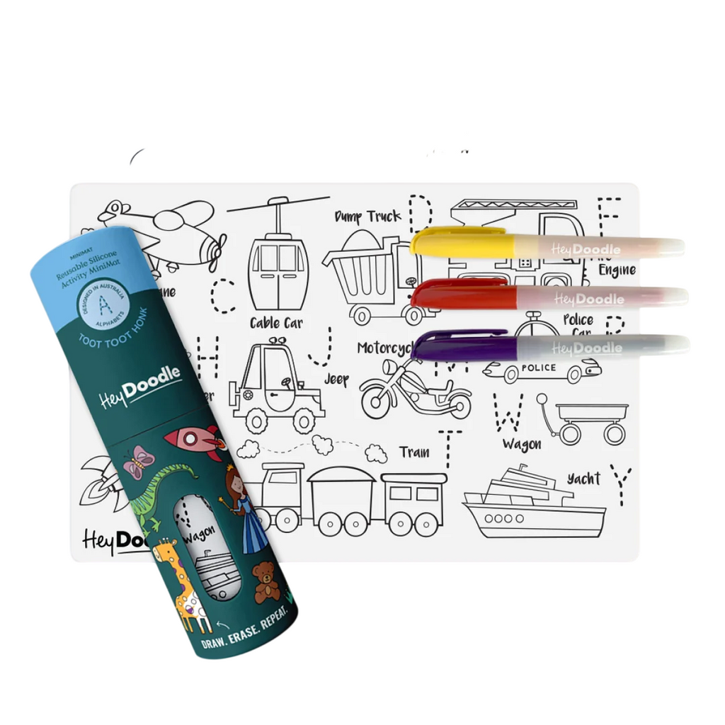 Mini Tapete de Silicone | Reutilizável | Toot Toot Honk